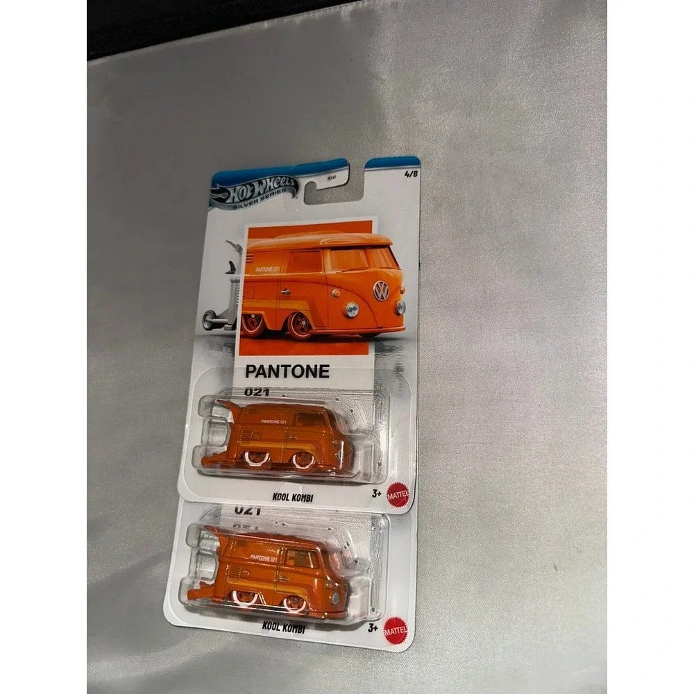Hot Wheels Silver Series Pantone 021 Kool Kombi Volkswagen Orange Van 4/6 JKY49